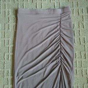 Ruched skirt